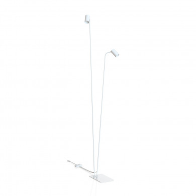 Lampe sur pied double MONO 120 cm 2xGU10 | blanc 7705