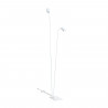 Lampe sur pied double MONO 120 cm 2xGU10 | blanc 7705