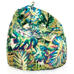 Pouf Poire - Tissu Imprimé Premium