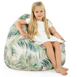 Pouf Poire L pour enfants - Tissu Imprimé Premium – vue 107