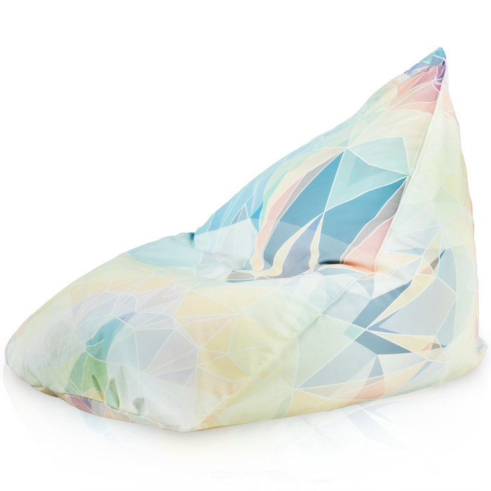 Abstract pastel Pouf Poire Bermuda 