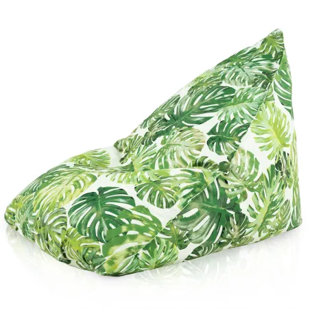 Pouf Poire de Sol XL Bermuda - Tissu Imprimé Premium
