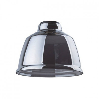 Abat-jour pour lampe AMALFI SMOKED I, diamètre 20 cm | fumé