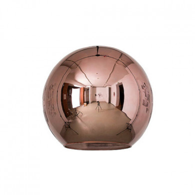 Abat-jour pour lampe POLARIS, sphérique, CUIVRE, diamètre 25 cm | cuivre 7162