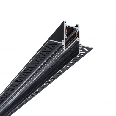 RECCESSED TRACK LVM 48V 200cm rail magnétique encastré | noir 10157