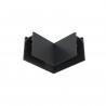 Connecteur d'angle horizontal en saillie TRACK LVM 48 V | noir 10164