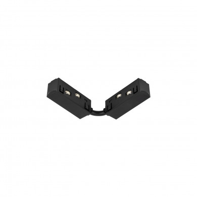 Connecteur longitudinal conducteur pour rails magnétiques LVM 48V | noir 10167