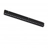 Luminaire LED FOCUS 39 cm 15 W 3000 K pour rails magnétiques | noir 10150