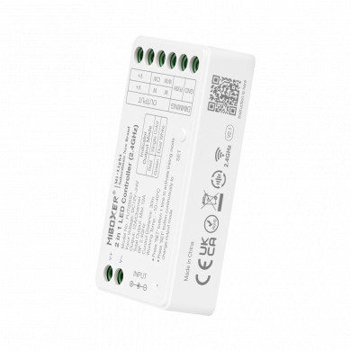 Contrôleur LED 2,4 GHz 2 en 1 12 V-24 VCC 12 A | MONO CCT