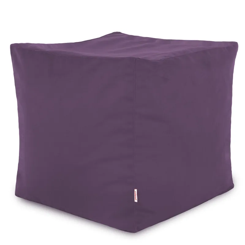 Pouf Cube Carré - Velours Soft – vue 14