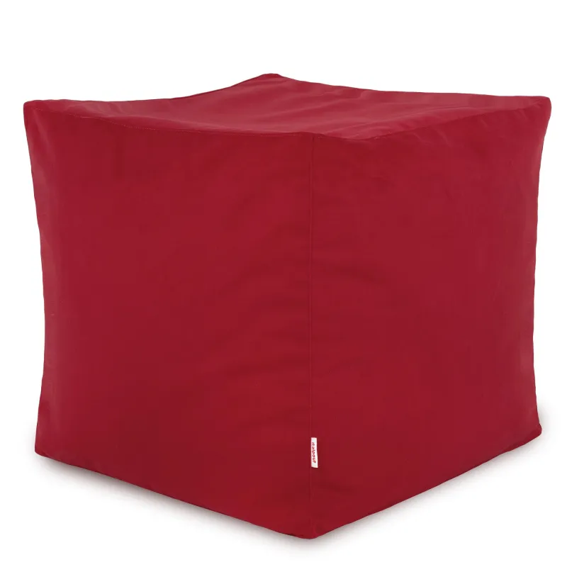 Pouf Cube Carré - Velours Soft – vue 13