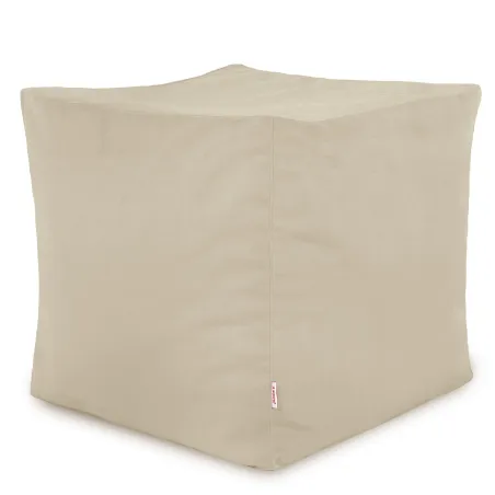 Pouf carré en velours perlé, accessoire chic pour votre intérieur