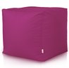 Fuchsia Pouf Cube Jardin nylon