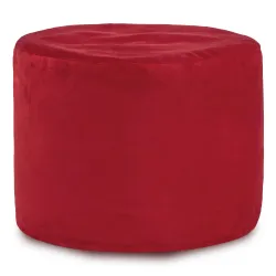 Pouf Rond Cylindre - Velours Soft