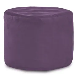 Pouf Rond Cylindre - Velours Soft