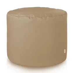 Pouf Rond d'extérieur Cylindre - Jardin Outdoor Pro Imperméable