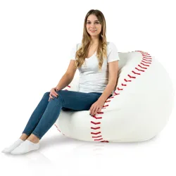 Pouf Poire Ballons coloré pour une ambiance ludique et sportive