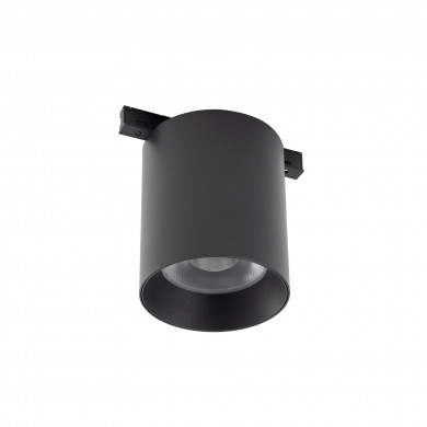 MUG LED luminaire 7W 3000K 460lm hauteur 8cm largeur 6,8cm pour barres omnibus NANO-LVM | Noir 11722