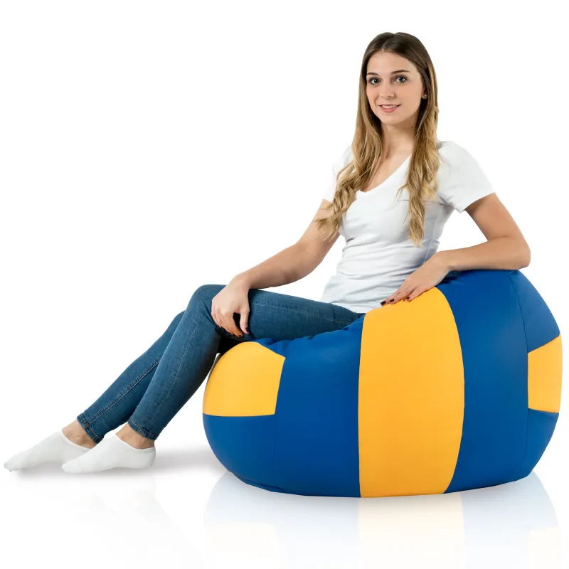 Pouf classique pour enfants, parfait pour les chambres de jeux ou la décoration sportive