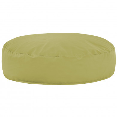 Olive Coussin Rond Monaco simili-cuir