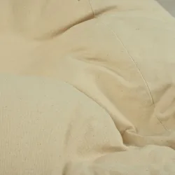 Pouf Poire Coton Biologique Non Teint – Minimaliste et Écologique – vue 5