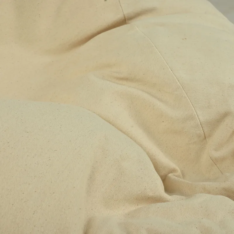Pouf Poire Coton Biologique Non Teint – Minimaliste et Écologique – vue 5