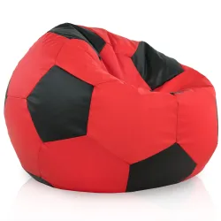 Pouf Fauteuil Ballon de Football pour enfants - Simili-cuir