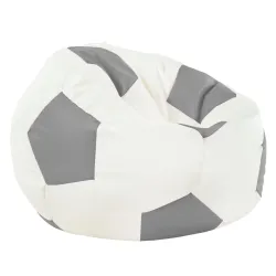 Pouf Fauteuil Ballon de Football pour enfants - Simili-cuir