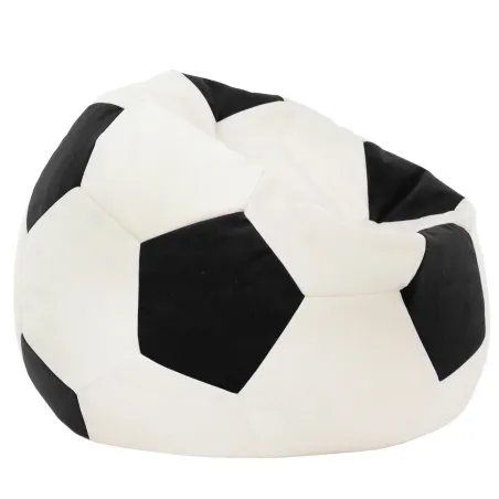 Pouf Géant Ballon de Football XXL - Velours Soft – vue 2