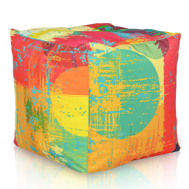 Pouf Cube Carré - Outdoor Pro d'extérieur Jardin Imperméable – vue 63