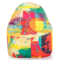 Fauteuil Pouf Siège de Sol Smart Porto - Tissu Imprimé Premium – vue 14