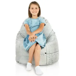 Fauteuil Pouf Siège de Sol Smart Porto - Tissu Imprimé Premium – vue 19