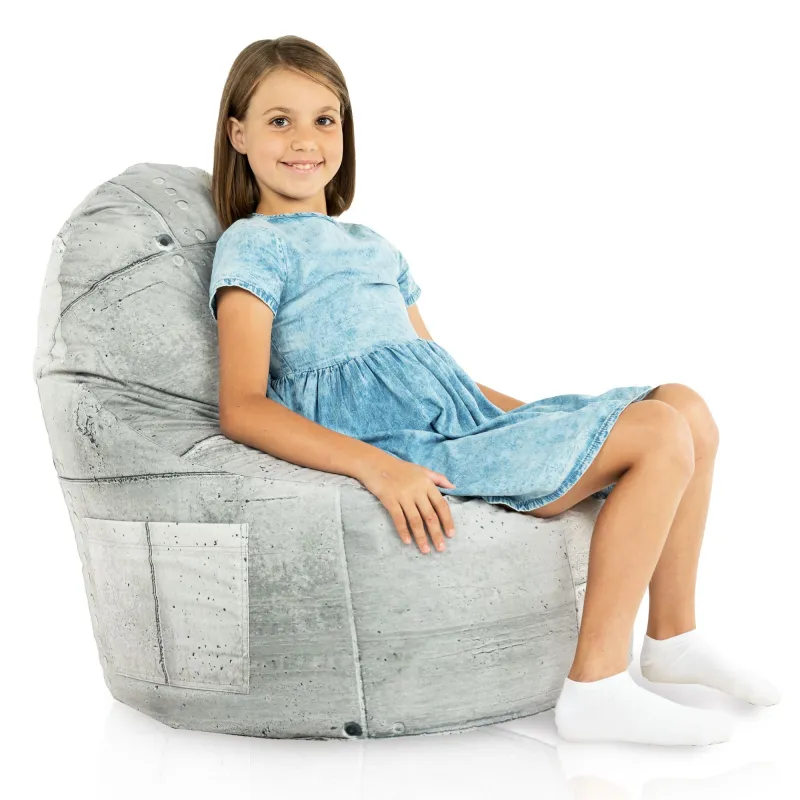 Fauteuil Pouf Siège de Sol Smart Porto - Tissu Imprimé Premium – vue 20