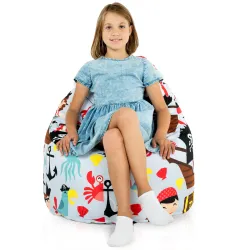 Fauteuil Pouf Siège de Sol Smart Porto - Tissu Imprimé Premium – vue 27