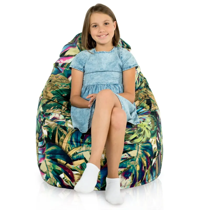 Fauteuil Pouf Siège de Sol Smart Porto - Tissu Imprimé Premium – vue 33