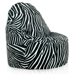 Fauteuil Pouf Siège de Sol Smart Porto - Tissu Imprimé Premium