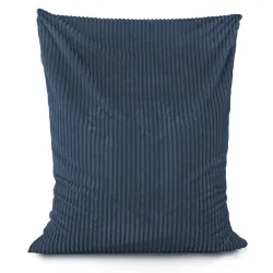 Coussin de Sol pour enfants - Velours À Grosses Côtes Royal