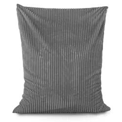 Coussin de Sol pour enfants - Velours À Grosses Côtes Royal