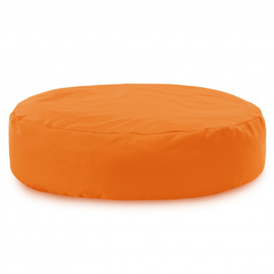 Orange Coussin Pouf Rond Monaco Extérieur nylon