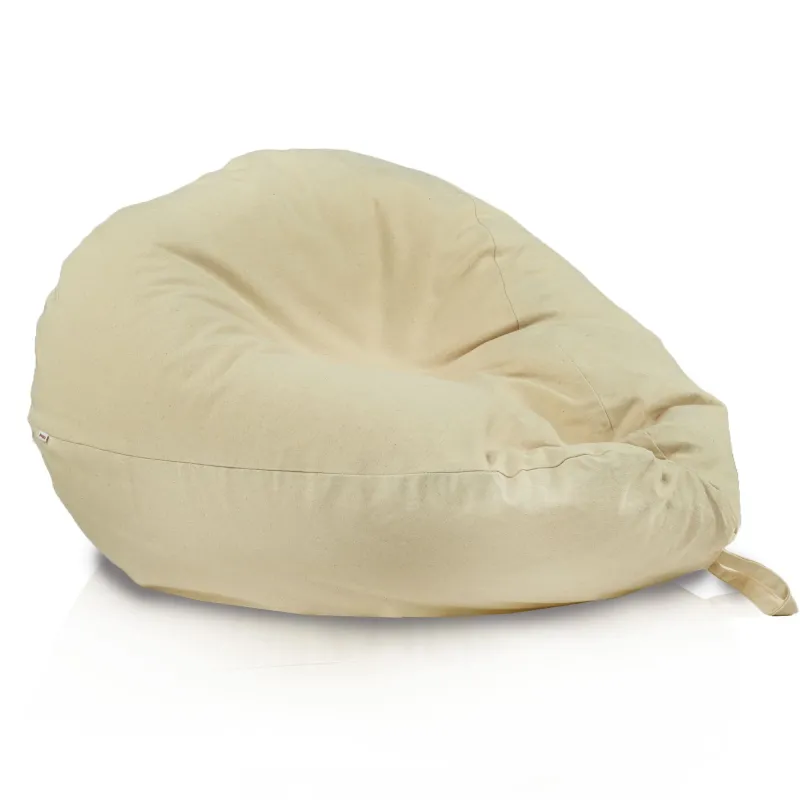 Pouf Poire XL Standard - Coton Naturel Premium - Non teint, Écologique – vue 2