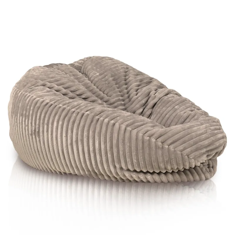 Pouf Poire XL Standard - Velours Côtelé Stripe – vue 3