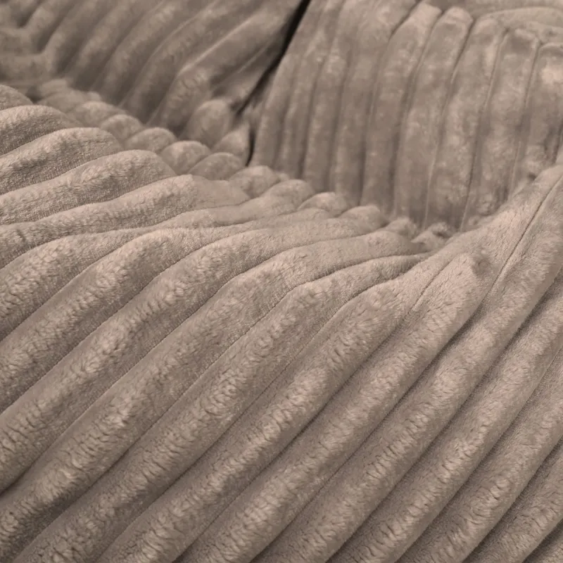 Pouf Poire XL Standard - Velours Côtelé Stripe – vue 4