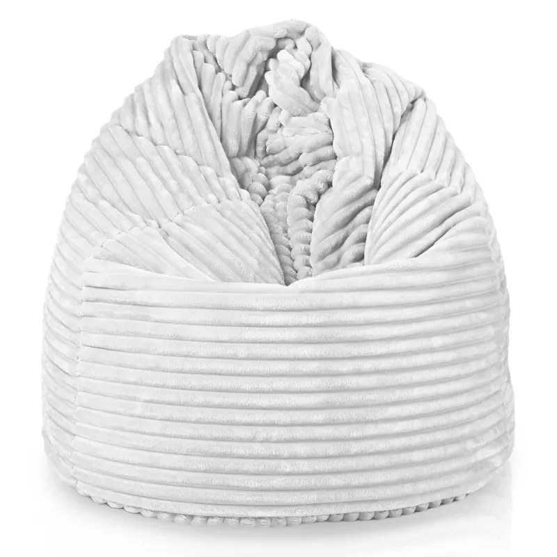 Pouf Poire XL Standard - Velours Côtelé Stripe – vue 7