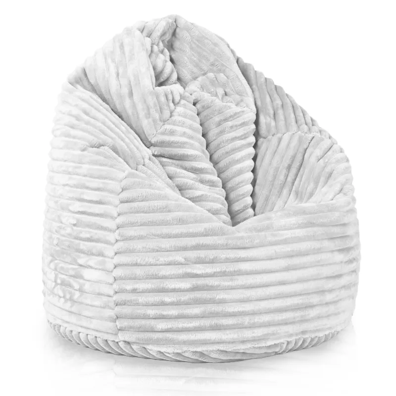 Pouf Poire L pour enfants - Velours Côtelé Stripe – vue 6