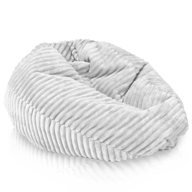 Pouf Poire L pour enfants - Velours Côtelé Stripe – vue 8