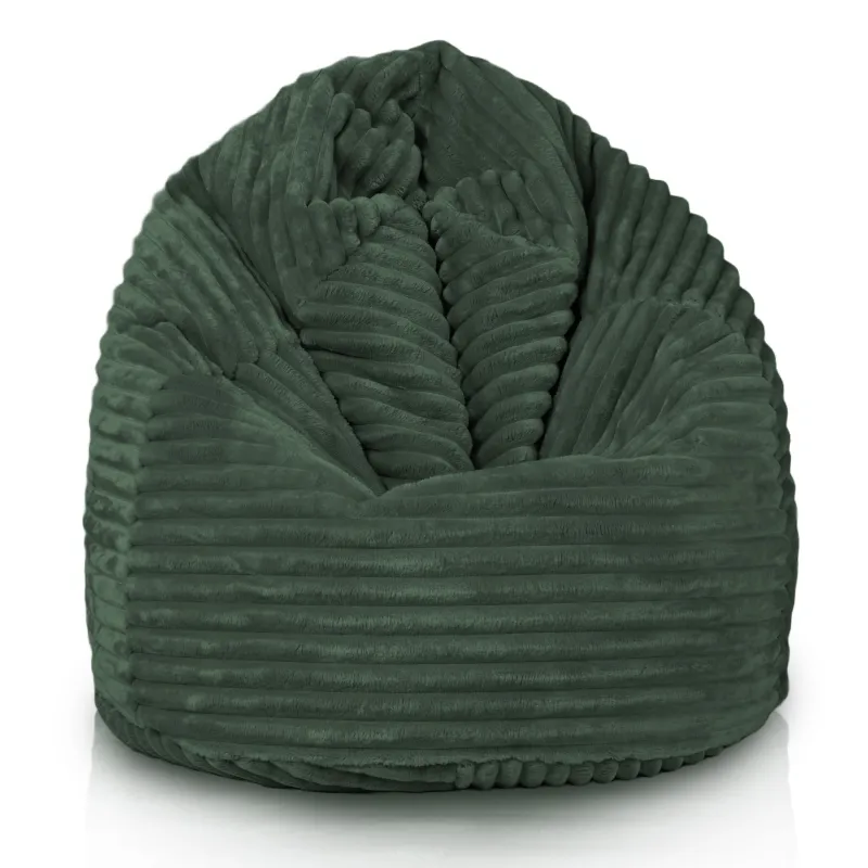 Pouf Poire L pour enfants - Velours Côtelé Stripe – vue 12