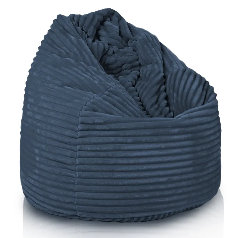 Pouf Poire XL Standard - Velours Côtelé Stripe – vue 21