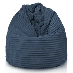 Pouf Poire XL Standard - Velours Côtelé Stripe – vue 22
