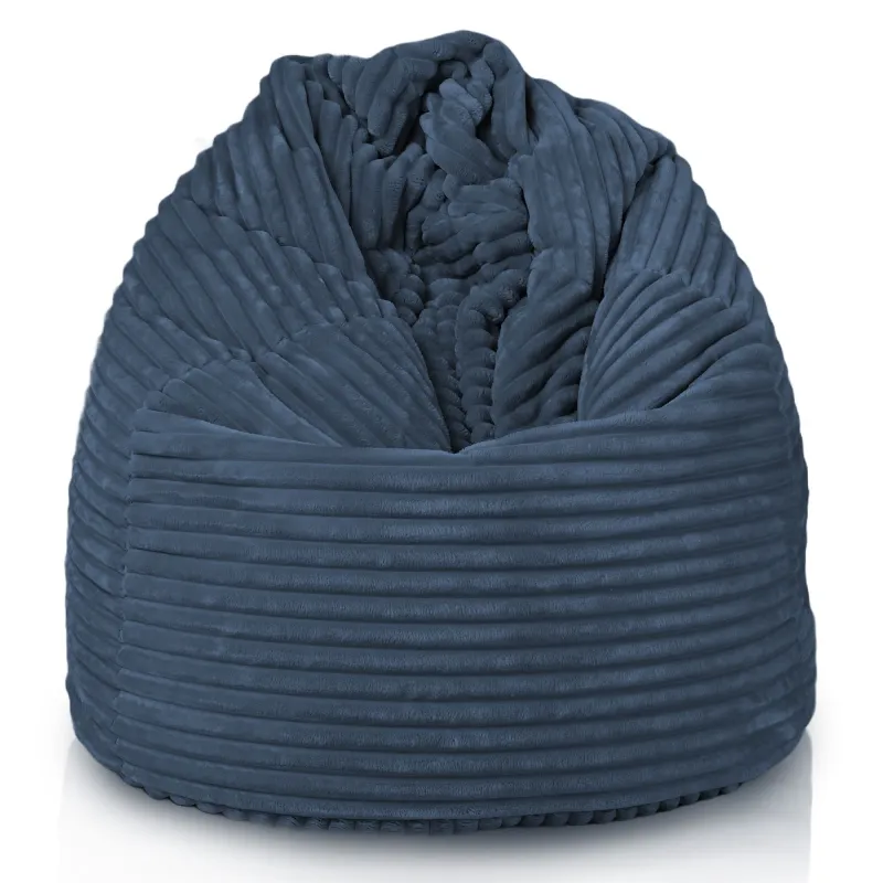 Pouf Poire XL Standard - Velours Côtelé Stripe – vue 22