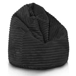 Pouf Poire pour enfants - Velours À Grosses Côtes Royal